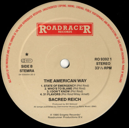 Sacred Reich : The American Way (LP, Album)