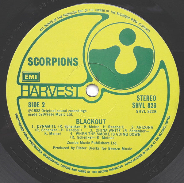 Scorpions : Blackout (LP, Album)