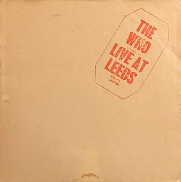 The Who : Live At Leeds (LP, Album, Red)