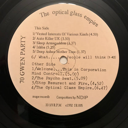 70 Gwen Party : The Optical Glass Empire (LP)