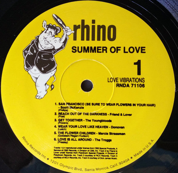 Various : Summer Of Love (2xLP, Comp)