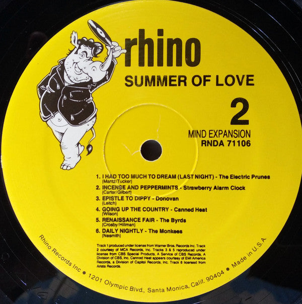 Various : Summer Of Love (2xLP, Comp)