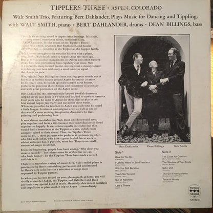 Tipplers 3, Walt Smith Trio : Aspen, Colorado (LP, Album)