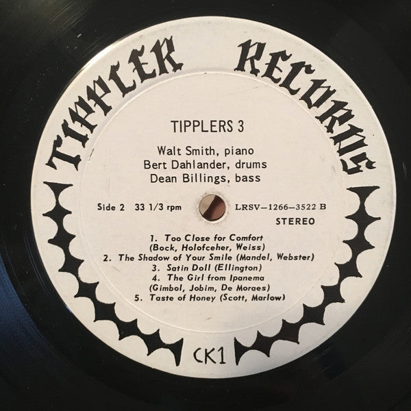 Tipplers 3, Walt Smith Trio : Aspen, Colorado (LP, Album)