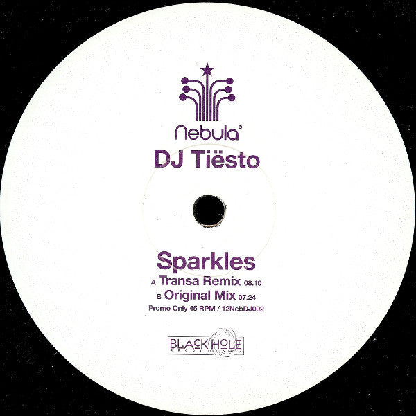 DJ Tiësto : Sparkles (2x12", Promo)