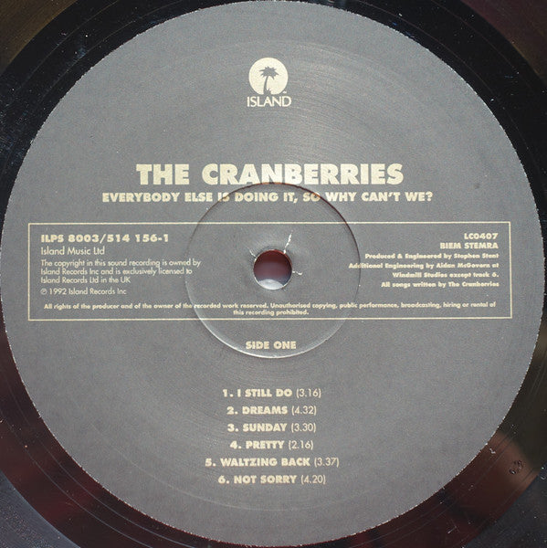 The Cranberries : Everybody Else Is Doing It, So Why Can't We? (LP, Album, Ltd)