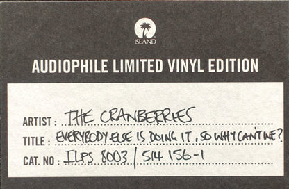 The Cranberries : Everybody Else Is Doing It, So Why Can't We? (LP, Album, Ltd)