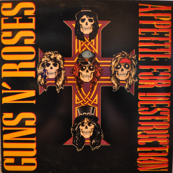 Guns N' Roses : Appetite For Destruction (LP, Album, Club, Col)