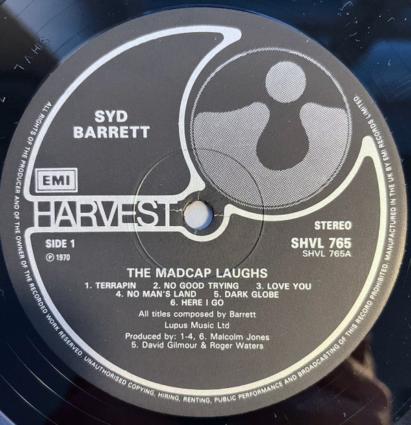 Syd Barrett : The Madcap Laughs (LP, Album, RE, RM, Bla)