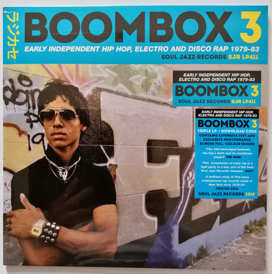 Various : Boombox 3 (Early Independent Hip Hop, Electro And Disco Rap 1979-83) (3xLP, Comp)