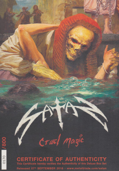 Satan : Cruel Magic (Box, Dlx, Ltd, Num + CD, Album, Ltd, Dig + CD + LP)