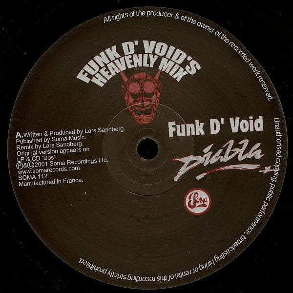 Funk D' Void* : Diabla (12")