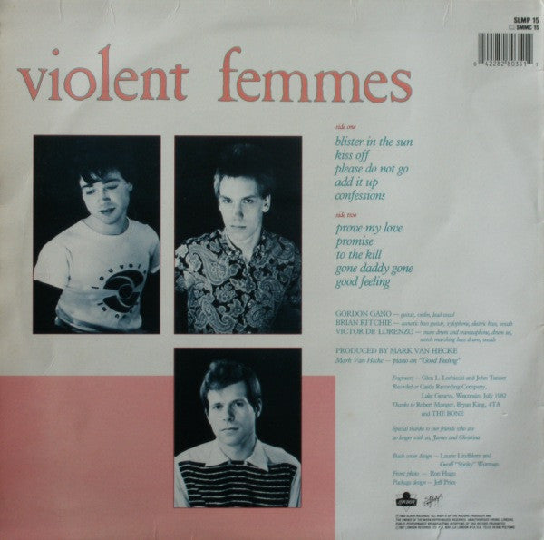 Violent Femmes : Violent Femmes (LP, Album, RE)