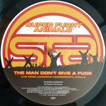 Super Furry Animals : The Man Don't Give A Fuck (12", S/Sided, Single, Etch, Ltd, Num)