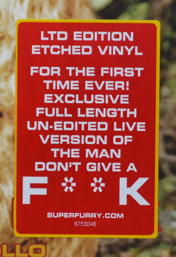 Super Furry Animals : The Man Don't Give A Fuck (12", S/Sided, Single, Etch, Ltd, Num)