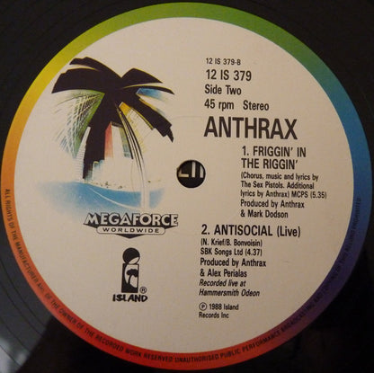 Anthrax : Make Me Laugh (12", Ltd, Pos)