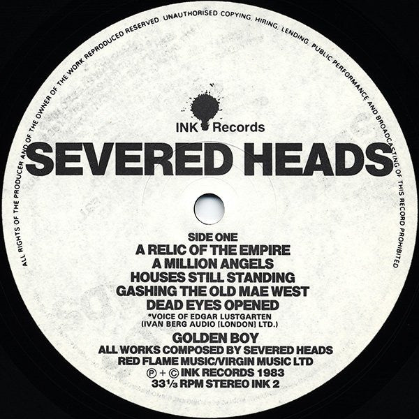 Severed Heads : Since The Accident (LP, Album)