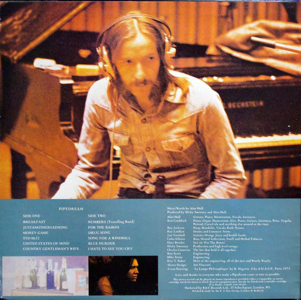 Alan Hull : Pipedream (LP, Album, Gat)