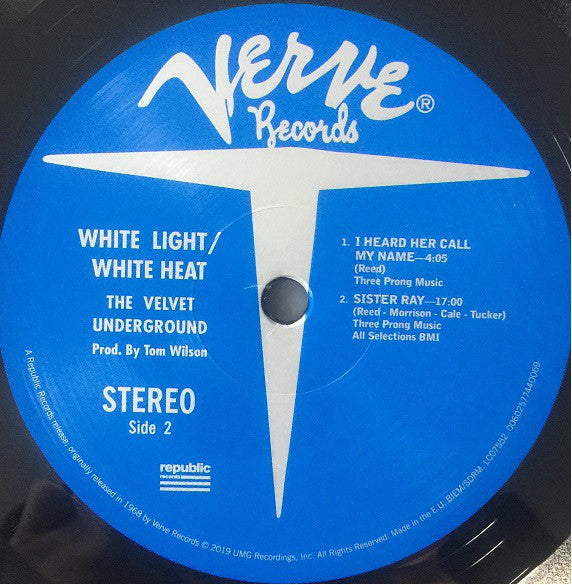 The Velvet Underground : White Light/White Heat (LP, Album, RE, 180)