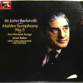 Sir John Barbirolli Conducts Mahler*, Janet Baker, New Philharmonia Orchestra : Symphony No. 5 With Five Rückert Songs (2xLP, RP + Box)