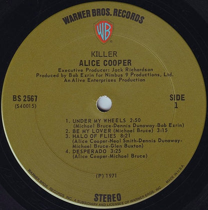 Alice Cooper : Killer (LP, Album, San)