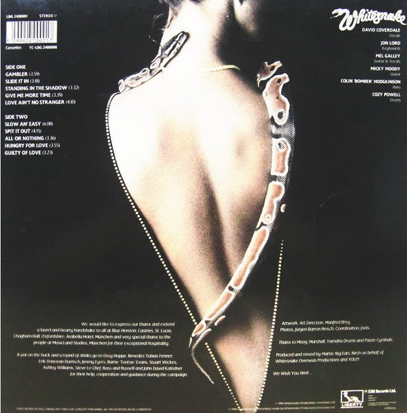 Whitesnake : Slide It In (LP, Album)