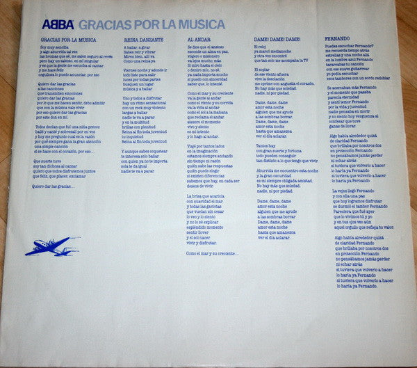 ABBA : Gracias Por La Musica (LP, Album)