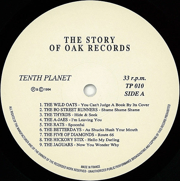 Various : The Story Of Oak Records (2xLP, Comp, Ltd, Num, Gat)