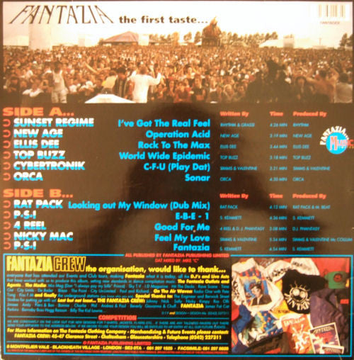 Various : Fantazia - The First Taste (LP, Comp, Ltd, Mixed)