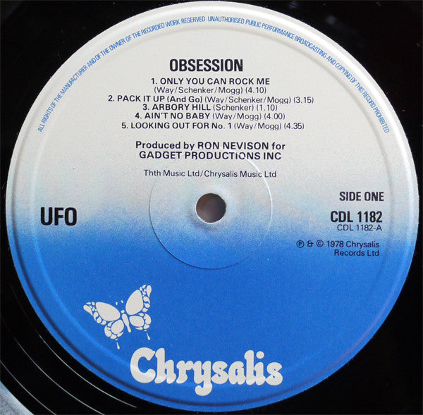 UFO (5) : Obsession (LP, Album)