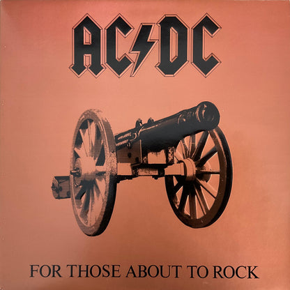 AC/DC : For Those About To Rock We Salute You (LP, Album, Gat)