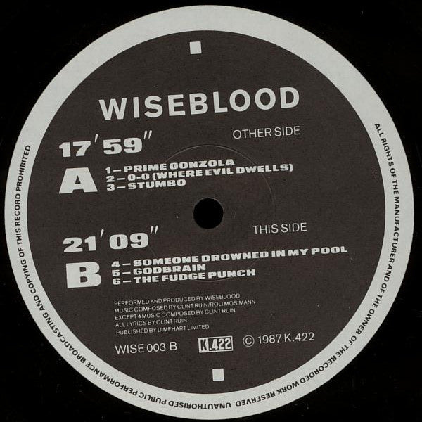 Wiseblood : Dirtdish (LP, Album)