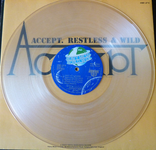 Accept : Restless & Wild (LP, Album, Cle)