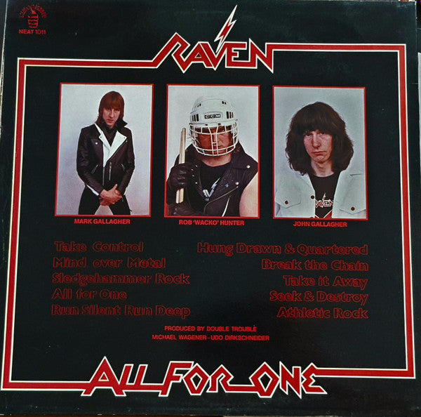 Raven (6) : All For One (LP, Album)