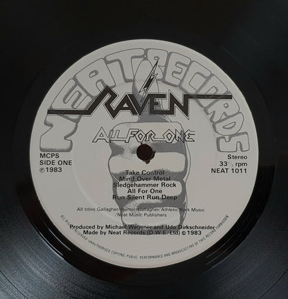 Raven (6) : All For One (LP, Album)