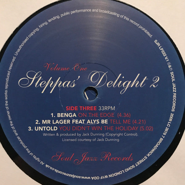 Various : Steppas' Delight 2 Volume 1 (3xLP, Comp)