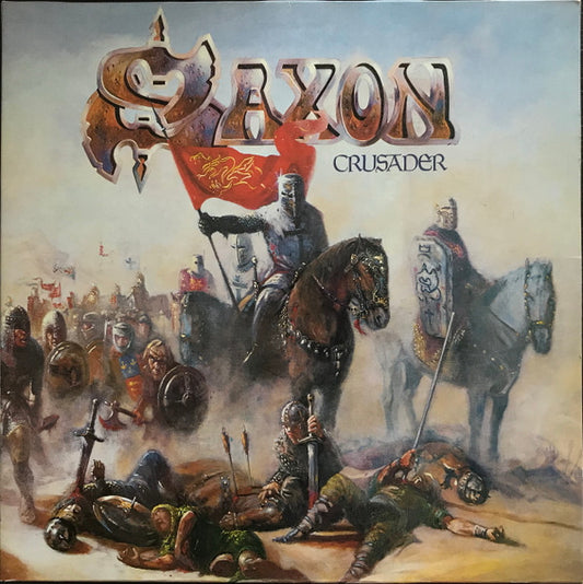 Saxon : Crusader (LP, Album, Gat)