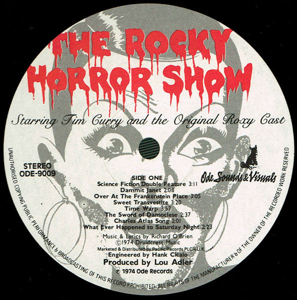 Various : The Rocky Horror Show (Starring Tim Curry And The Original Roxy Cast) (LP, RE)