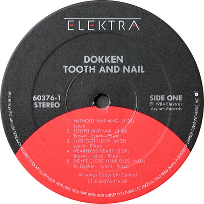 Dokken : Tooth And Nail (LP, Album, SP )