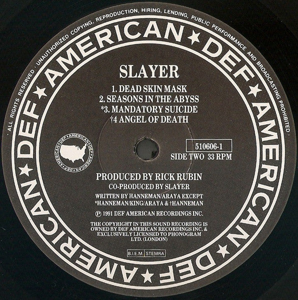 Slayer : Decade Of Aggression Live (2xLP, Album, Ltd, Num)