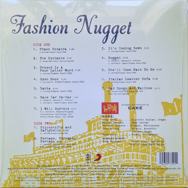 Cake : Fashion Nugget (LP, Album, Ltd, M/Print, RE, RM, Red)