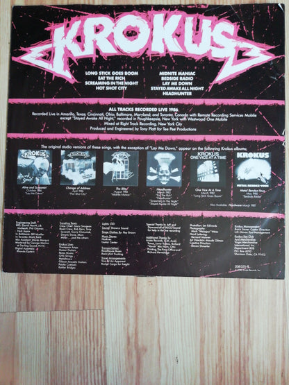 Krokus : Alive And Screamin' (LP, Album)