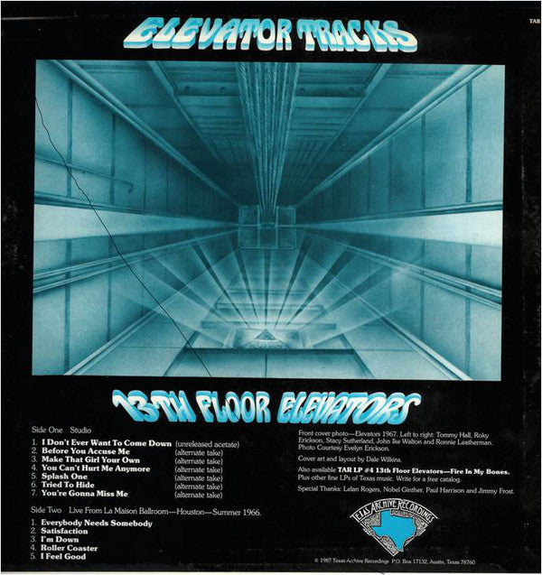 13th Floor Elevators : Elevator Tracks (LP)