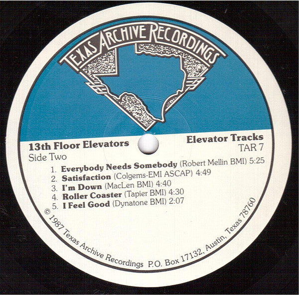 13th Floor Elevators : Elevator Tracks (LP)