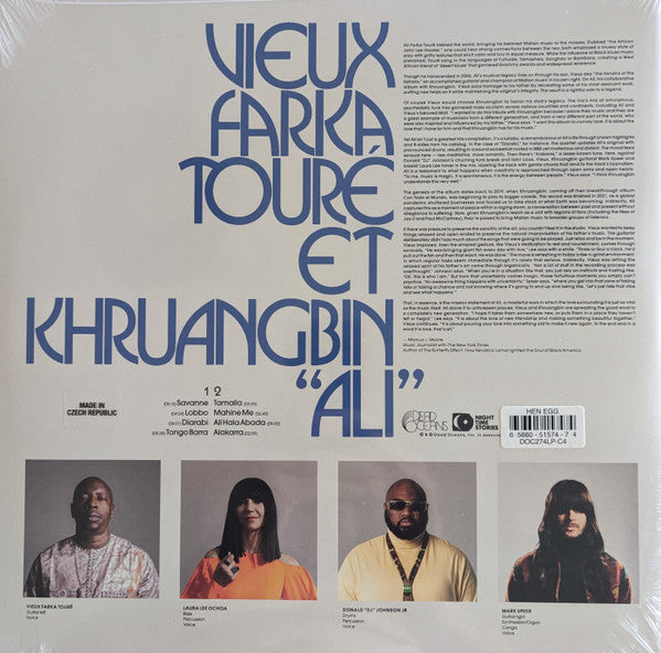 Vieux Farka Touré Et Khruangbin : Ali (LP, Album, Ltd, Hen)