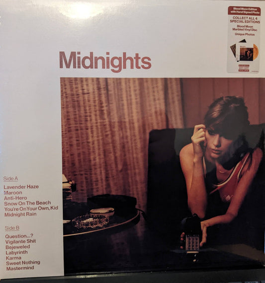 Taylor Swift : Midnights (LP, Album, S/Edition, Ora)