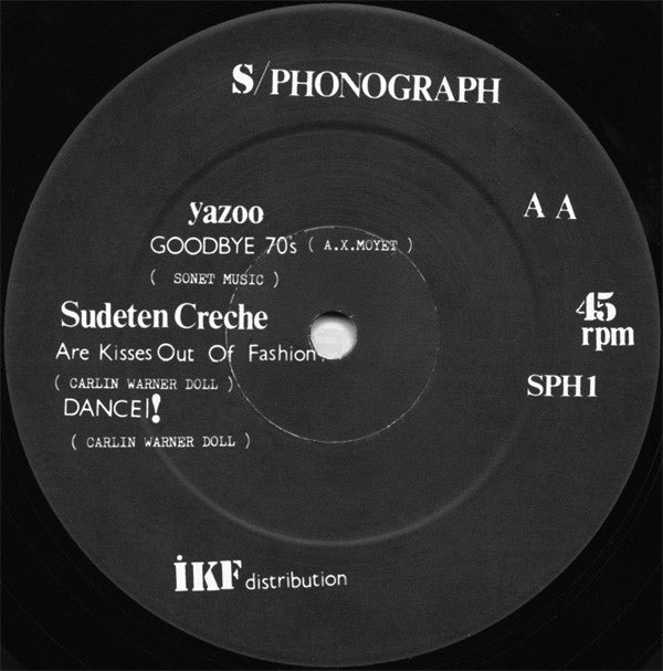 Yazoo / Sudeten Creche / Colour Me Pop : Europe In The Year Zero (12", Comp)