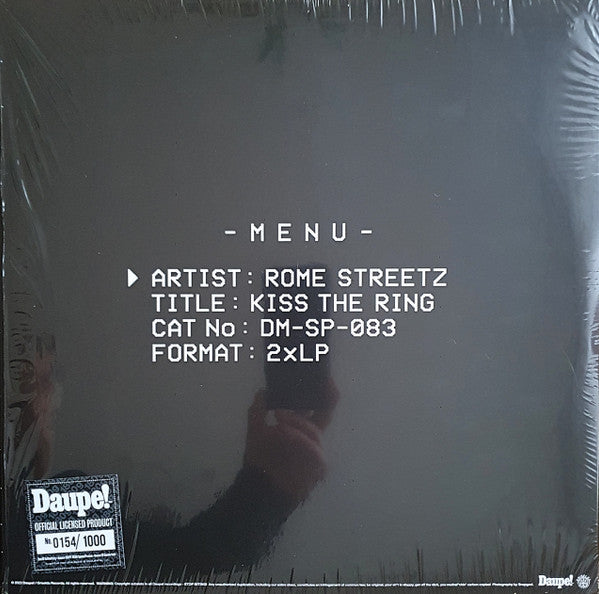 Rome Streetz : Kiss The Ring (2xLP, Ltd, Num, 180)