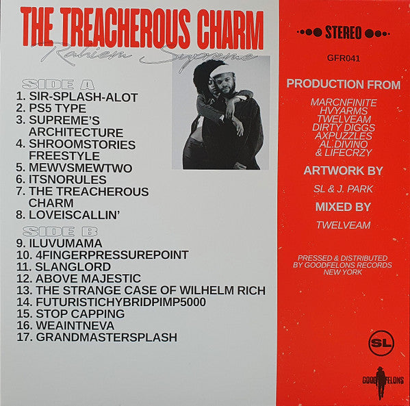 Rahiem Supreme : The Treacherous Charm (LP, RSD, Ltd)