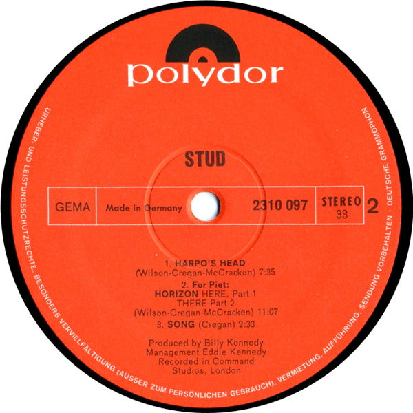 Stud (6) : Stud (LP, Album)